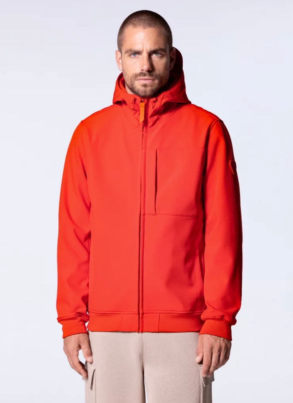 Veste en softshell technique à capuche ajustable Rony