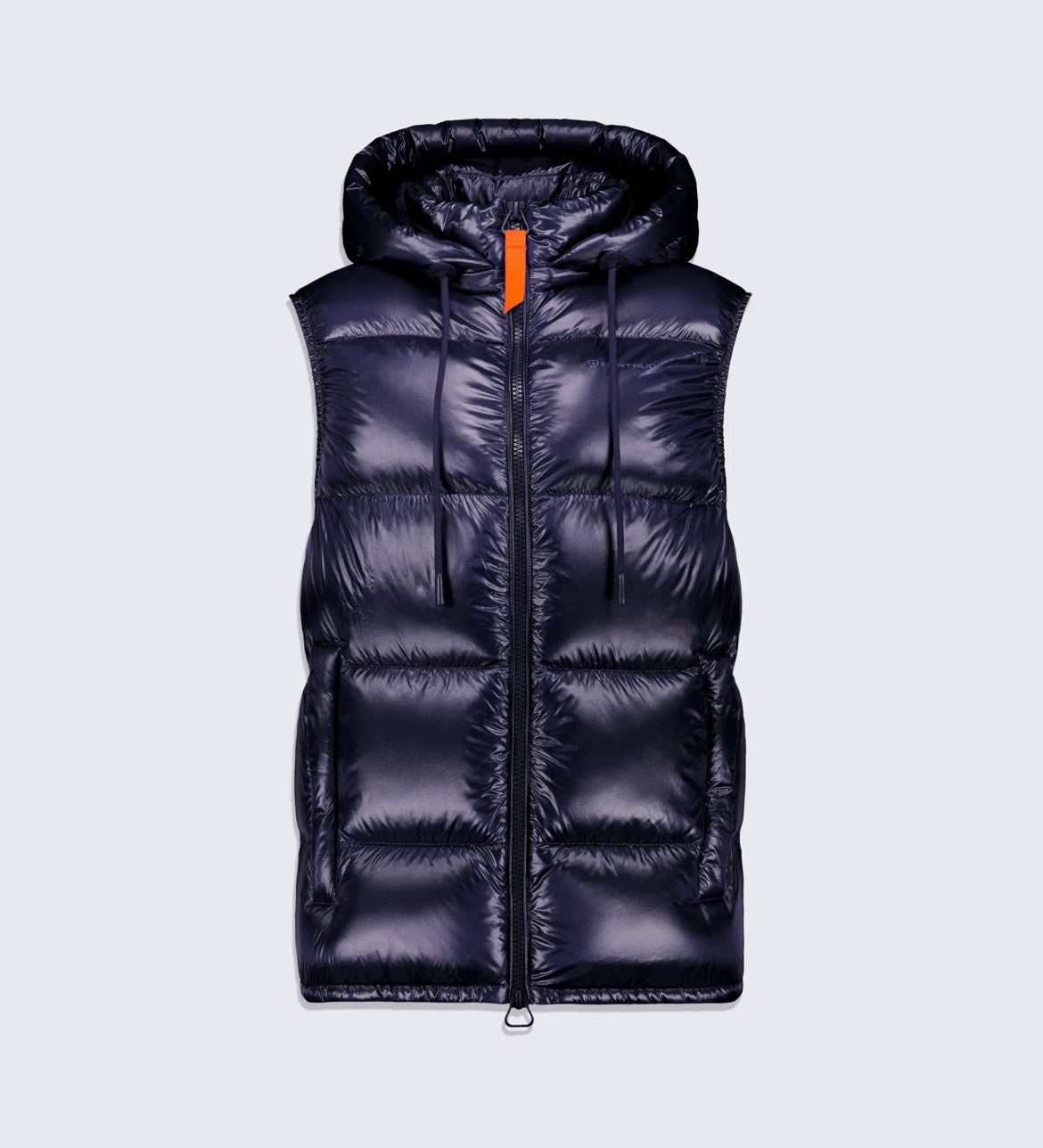 Doudoune mixte sans manches à capuche Cesar