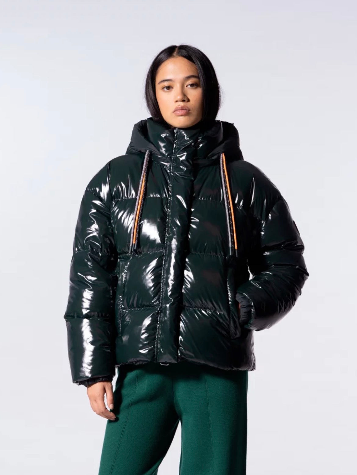 Doudoune courte brillante Lili Bright